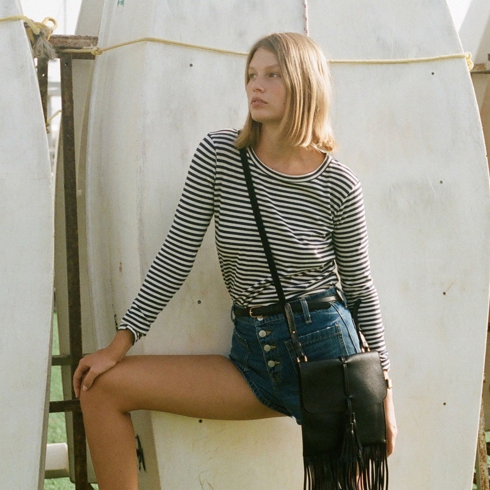 White House Black Market Stripe Top